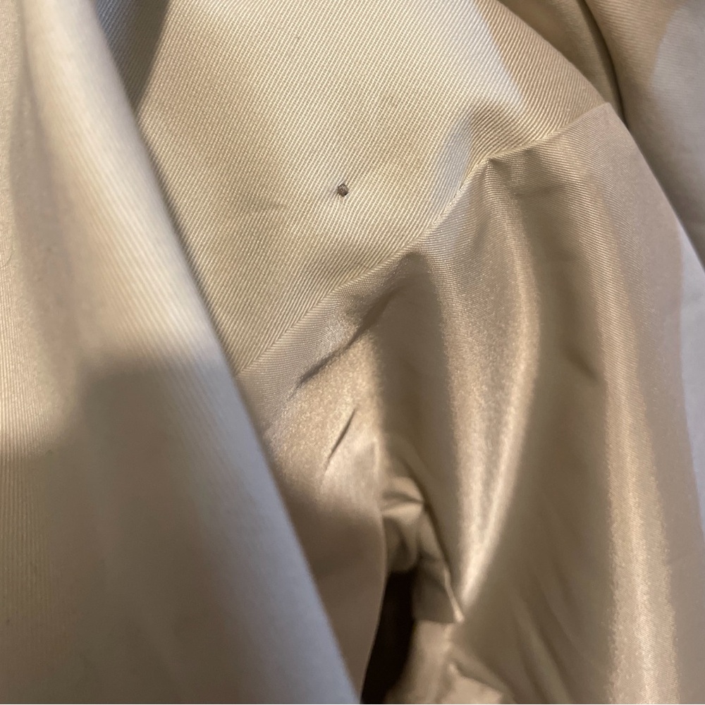 Uniqlo Cream Double-Breasted Trench Coat - Picture 11 of 11